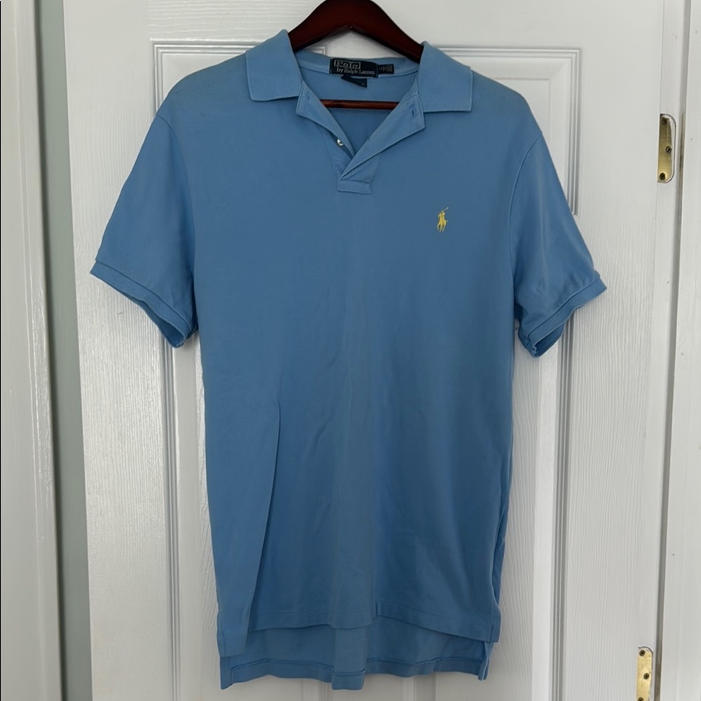 Polo by Ralph Lauren Men's Light Blue Polo Shirt